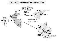 Msp showing location of Gueppi Reserved Zone at northern tip of Peru, Pacaya Samiria in central Peru and Madre de Dios in the east