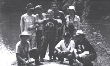 Photograph of otter specialists attending course